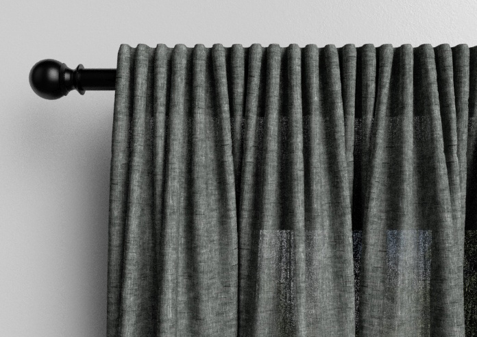 Pescara Voile, Slate - Made to Measure Curtains - Image 9